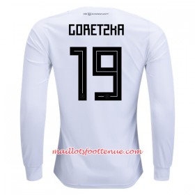 Maillot/Tenue Allemagne Goretzka 19 Domicile Coupe du monde 2018 Manche Longue